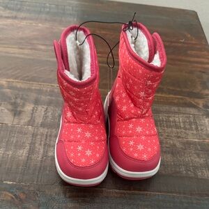 Target Pink Snowflake Kids Boots